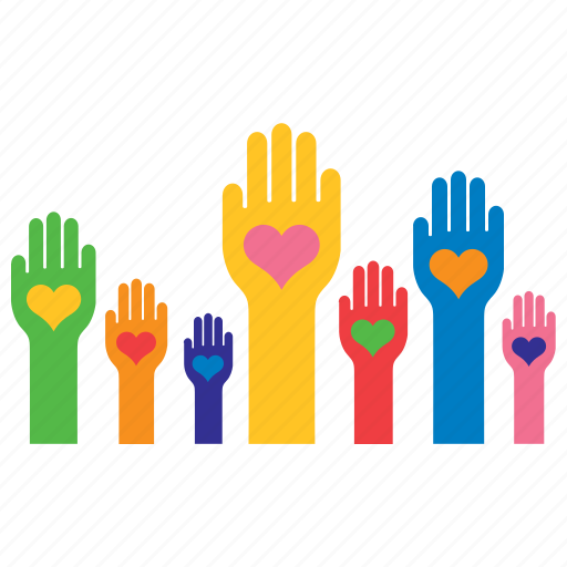 Hand, heart, love, racism, solidarity, tolerance, equality icon - Download on Iconfinder