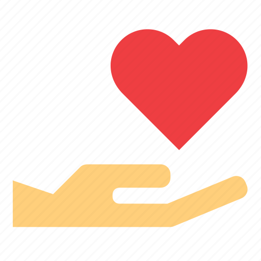 Hand, heart, love, romance, valentines, holding, valentine's day icon - Download on Iconfinder