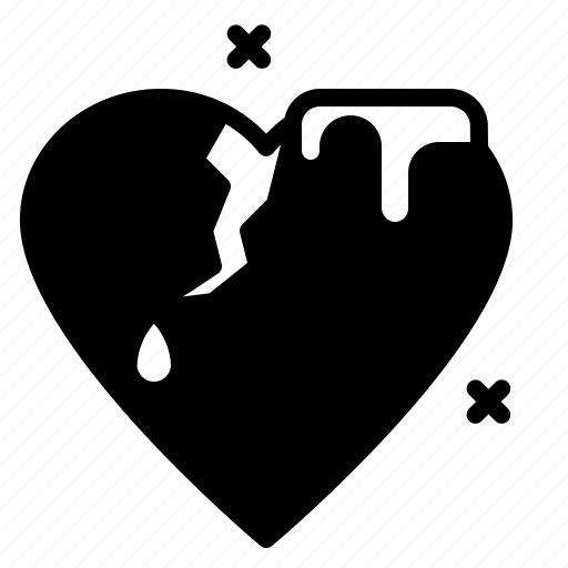 Heart, valentines, celebration, day, broken, valentine icon - Download on Iconfinder