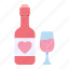 bottle, cup, love, heart 