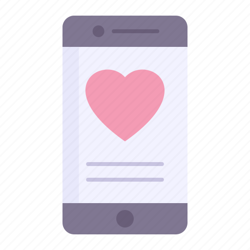 Smartphone, phone, love, heart icon - Download on Iconfinder