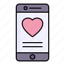 smartphone, phone, love, heart