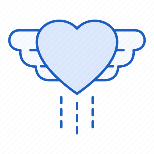 Heart, wings, love, flying icon - Download on Iconfinder