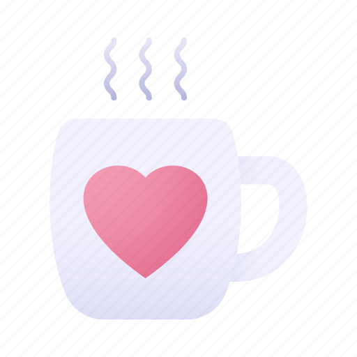 Heart, love, coffee, cup, mug icon - Download on Iconfinder