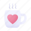 heart, love, coffee, cup, mug 