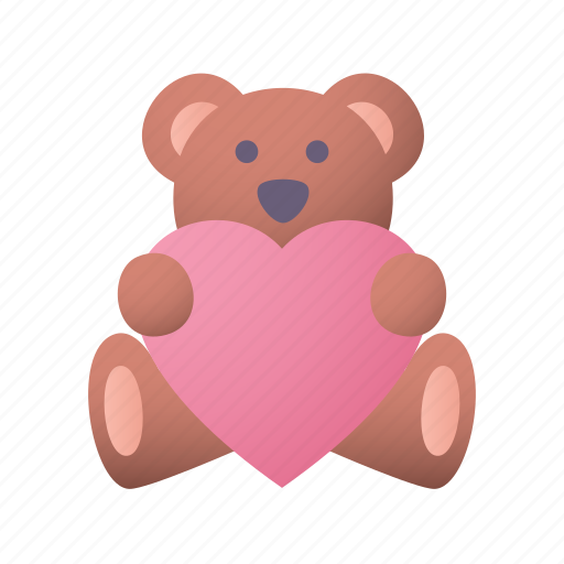 Teddy, bear, love, heart, valentines, day icon - Download on Iconfinder