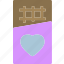chocolatebar, heart, love, romance 