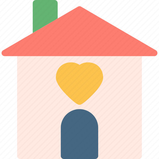 Heart, house, love, romance icon - Download on Iconfinder