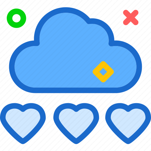 Cloud, heart, love, romance icon - Download on Iconfinder