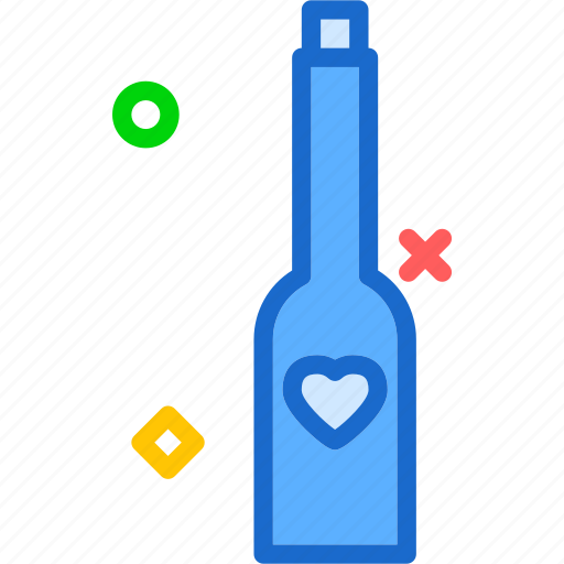 Champagne, heart, love, romance icon - Download on Iconfinder