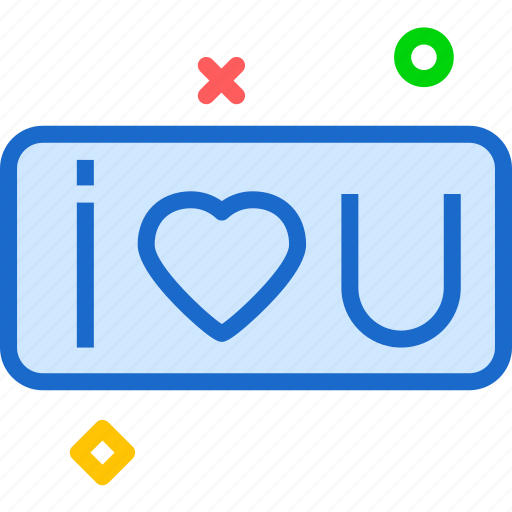 Dedication, lloveyou, message, text icon - Download on Iconfinder