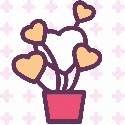 Heart, love, plant, romance icon - Download on Iconfinder