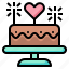 cake, love, decoration, food, restaurant, wedding, heart 