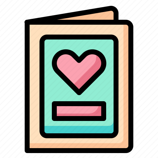 Card, heart, greeting, love, romance, valentines, letter icon - Download on Iconfinder