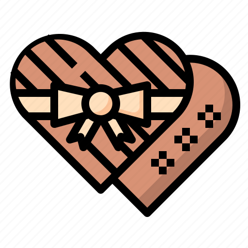 Chocolate, love, heart, food, valentine, romantic, romance icon - Download on Iconfinder