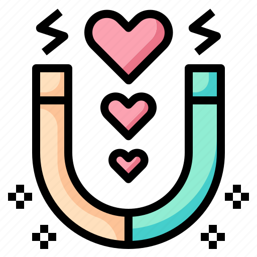Engagement, heart, love, magnet, attraction, appeal, influencer icon - Download on Iconfinder