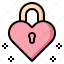 padlock, love, lock, heart, romance, romantic, security 