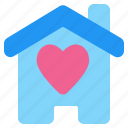 home, house, building, love, heart, valentine, romantic