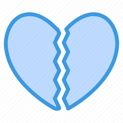 Broken, heart, love, romantic, romance, valentine icon - Download on Iconfinder