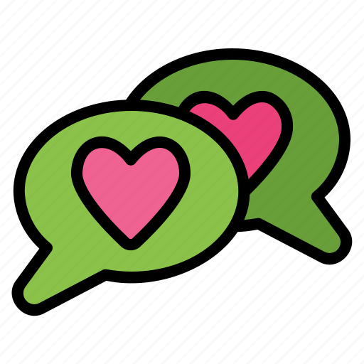 Love, message, heart, chat, communication, valentine, conversation icon - Download on Iconfinder