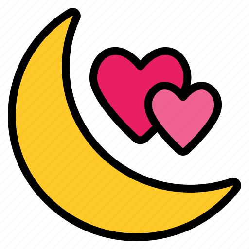 Honeymoon, love, valentine, romance, wedding, romantic, heart icon - Download on Iconfinder