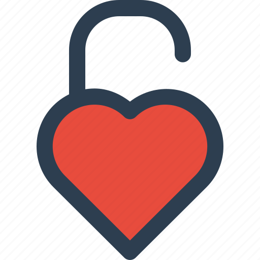 Love, love unlock, romance, heart icon - Download on Iconfinder