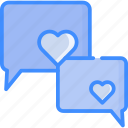 webby, love, message, chat, heart, communication, valentine