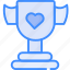 webby, love, trophy, valentine, award 