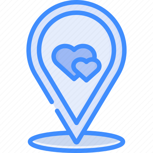 Webby, love, location, valentine, navigation icon - Download on Iconfinder