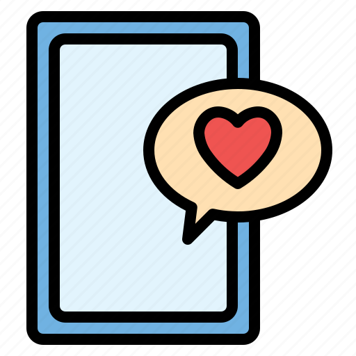 App, date, love, message, mobile, valentine, valentines icon - Download on Iconfinder
