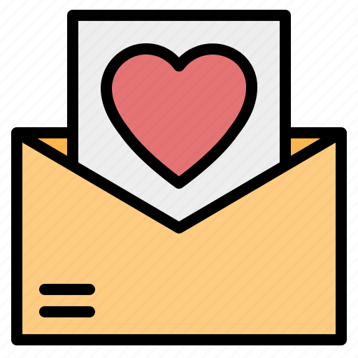 Email, heart, letter, love, message, valentine, married icon - Download on Iconfinder