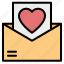 email, heart, letter, love, message, valentine, married, romantic 