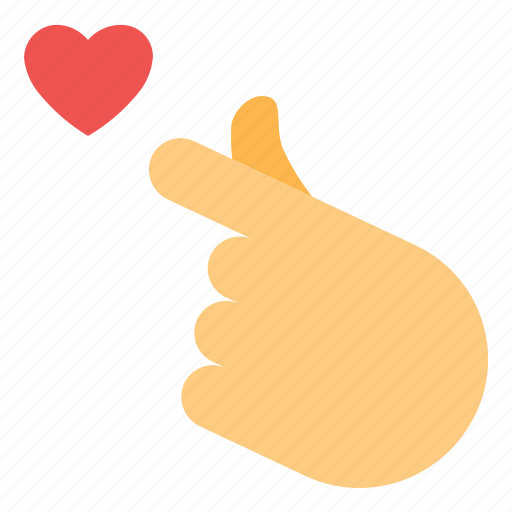 Finger, gesture, hand, heart, romantic, sign, valentine icon - Download on Iconfinder