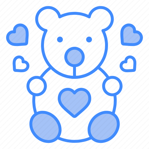 Teddy, bear, love, heart, romance, miscellaneous, valentines icon - Download on Iconfinder