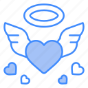 angel, love, heart, and, romance, miscellaneous, valentines, day, valentine