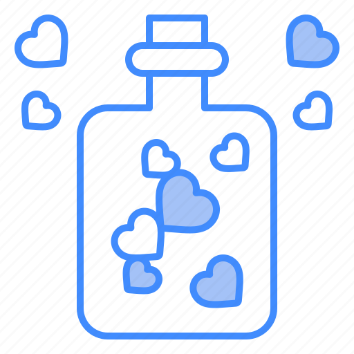 Love, bottle, heart, and, romance, miscellaneous, valentines icon - Download on Iconfinder