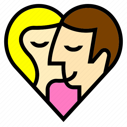 Couple, heart, kiss, like, love, man, woman icon - Download on Iconfinder