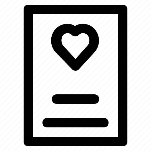 Letter, love, paper, romance, valentine icon - Download on Iconfinder