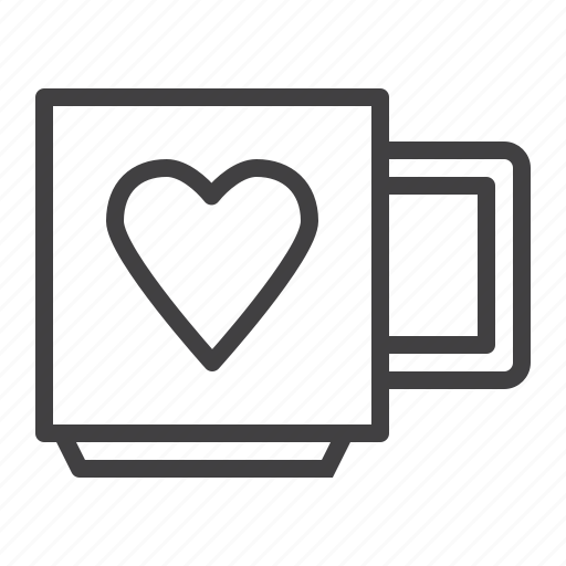 Cup, heart, love, mug icon - Download on Iconfinder