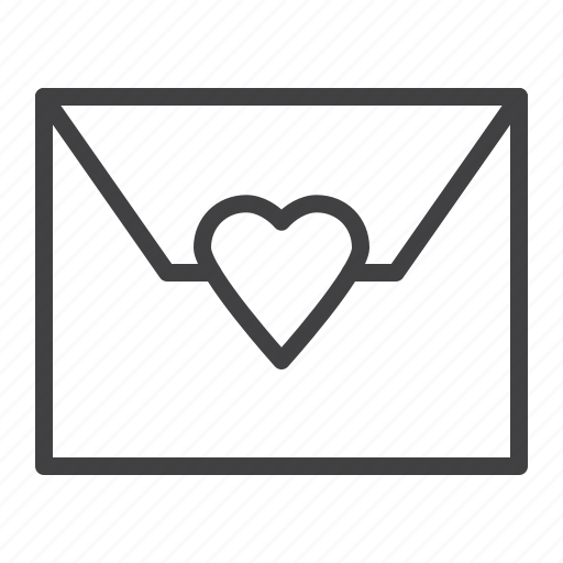 Envelope, heart, love, mail icon - Download on Iconfinder