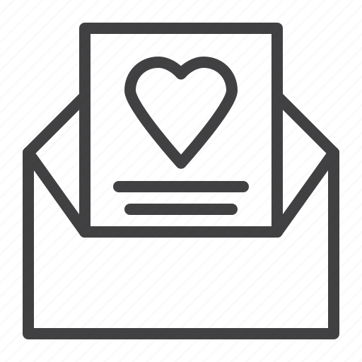 Envelope, heart, letter, love, mail icon - Download on Iconfinder