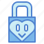 locked, love, padlock, security 