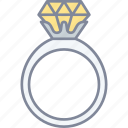 diamond, ring, engagement, valentine