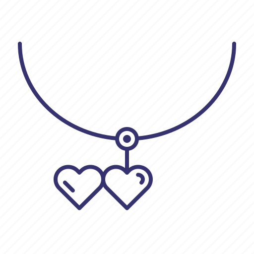 Heart, jewelry, love, necklace, romance, valentine icon - Download on Iconfinder