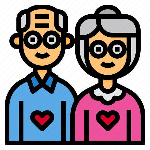 Grandparents, family, couple, man, woman icon - Download on Iconfinder