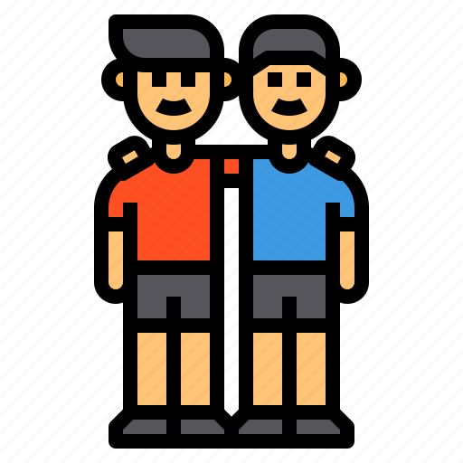 Sibling, family, boy, couple, love icon - Download on Iconfinder