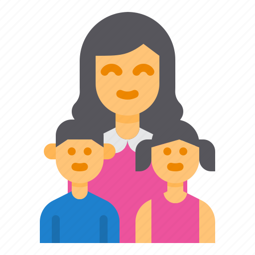 Family, mother, children, kids, relatives icon - Download on Iconfinder