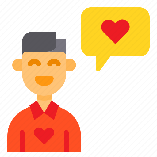 Man, dad, father, message, love icon - Download on Iconfinder