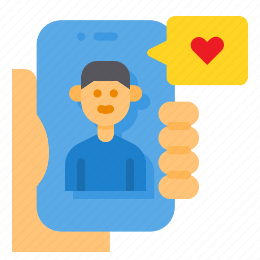 Message, talk, heart, chat, love, smartphone icon - Download on Iconfinder