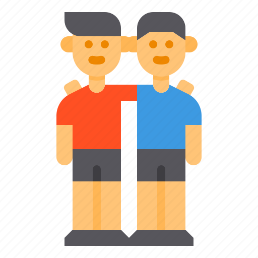 Sibling, family, boy, couple, love icon - Download on Iconfinder